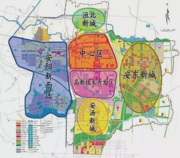 安阳市整体发展一直是:东扩南移,随着安阳市示范区和文峰区新