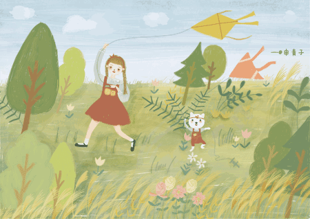 年少的时光,不只有欢笑 还有草地上奔跑的脚印 和天空上飞舞的彩色