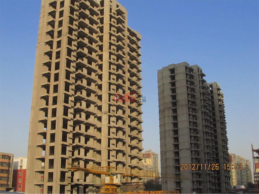 安阳新都·现代城图片相册11月份施工进度图 - 安阳信息网·房产频道